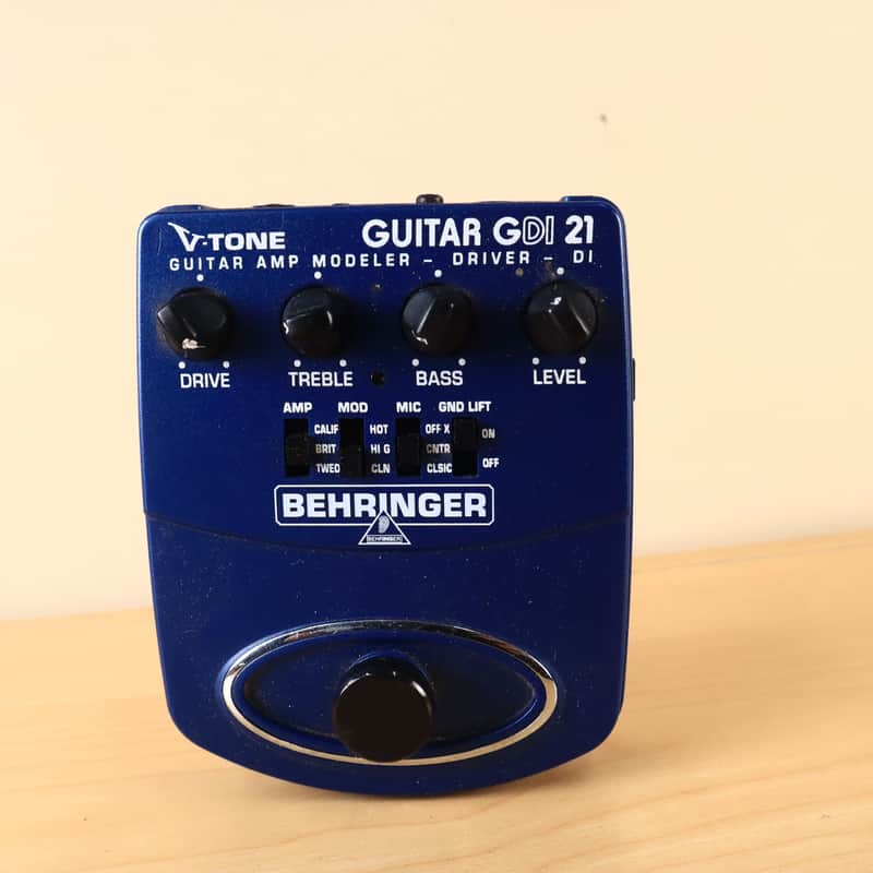 Behringer V-Tone Guitar GDI21 Guitar Amp Modeler and DI Pedal image 1