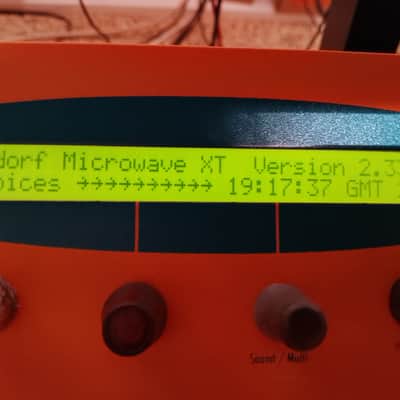Waldorf Microwave XT Rackmount Wavetable Synthesizer 1998 - Orange image 7