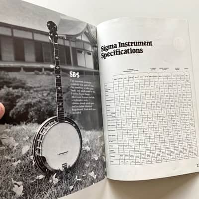 RARE 1981 Sigma (Martin Guitar) Brochure, 16 pages image 6