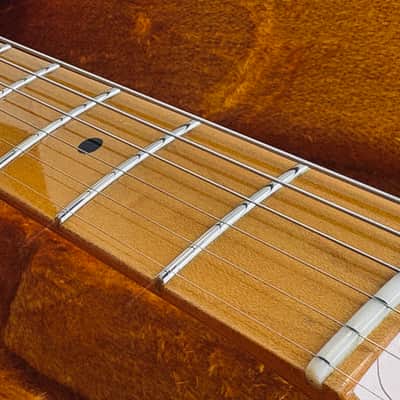 1998 Fender 57 American Vintage Stratocaster Custom Shop Josefina PU, PLEK Fiesta Red AVRI image 7