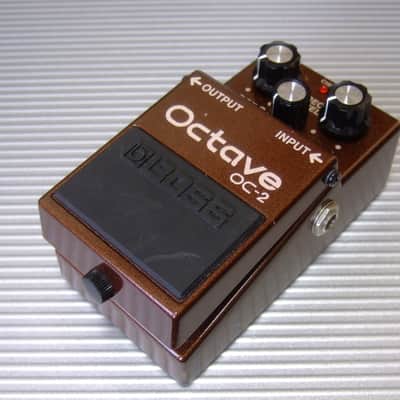 Boss OC-2 Octave (Silver Label) 1997 - 2005 - Brown image 1