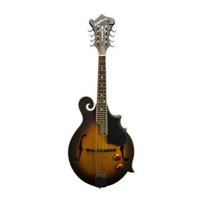 Washburn M3EK  F  Style Mandolin Pack with Spruce Top, Maple Back and Sides, 20 Frets, Maple Neck, Tobacco Sunburst image 2