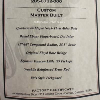 Jackson USA Custom Shop Soloist 3S Jeff Beck Style Platinum Pink Guitar image 14