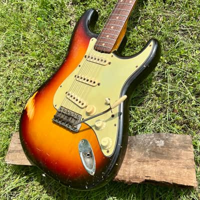 Vintage 1961 Slab Board Fender Stratocaster image 8