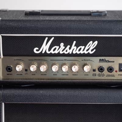 2004 Marshall MG15 MSii Mini Stack Head and 2x Cabs - Black image 9