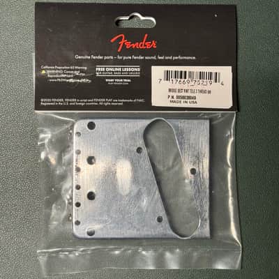 Fender Vintage-Style 6-Saddle Telecaster Bridge Assembly Chrome imagen 5