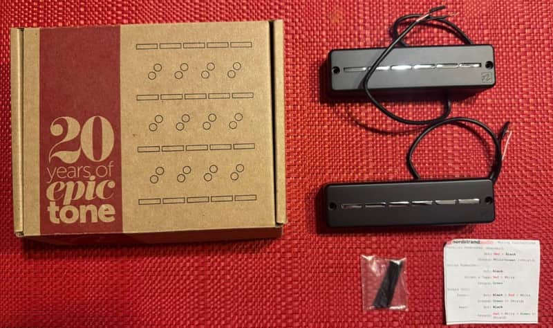 Nordstrand Audio Zen Blade 6 Set Bartolini P4 Shape 2023 - Black Bild 1