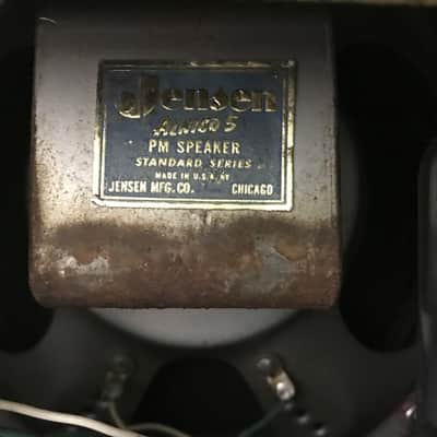 Magnatone M107 1950/52 Unique MOTS era Tweed amp, Serviced, Free shipping to EU, Swiss, UK image 3