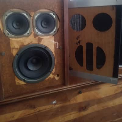 Vintage Advance Air Suspension Audio System Wood Speakers image 10