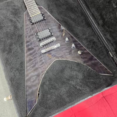 ESP LTD Ninja-600 Michael Amott Signature with Case - See Thru Black image 2