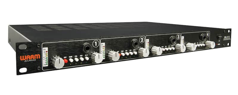 Warm Audio WA-412 4-Channel Mic Preamp with DI image 1