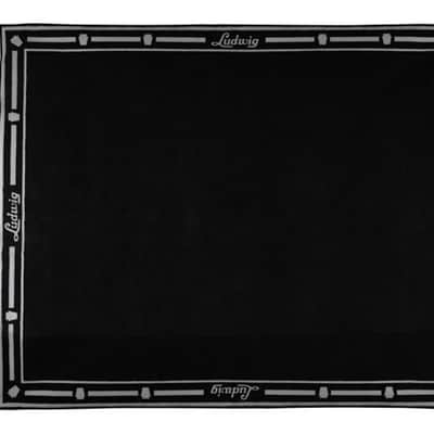 Ludwig 5 1/4 X 6 1/2 Drum Rug Non Slip Black image 1