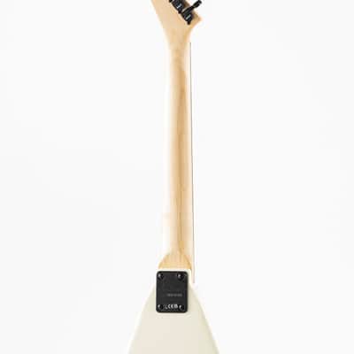 Jackson JS1XM Randy Rhoads Minion Electric Guitar - White with Black Stripes image 8