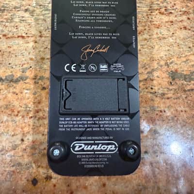 Dunlop JC95 Jerry Cantrell Signature Cry Baby Wah 2010 - 2021 - Bronze image 5