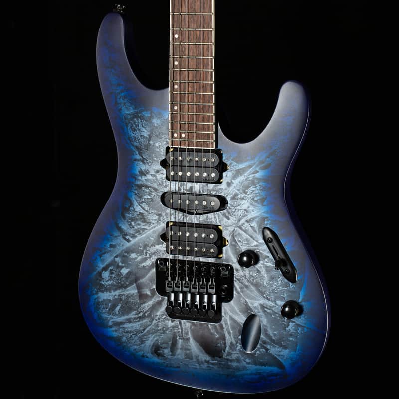 Ibanez S770 Solidbody Cosmic Blue Frozen Matte (819) image 1