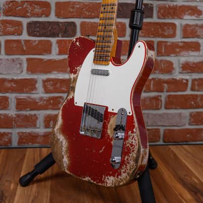 Fender Custom Shop LR25 1957 Telecaster Super Heavy Relic Aged Candy Apple Red 2025 w/OHSC image 6