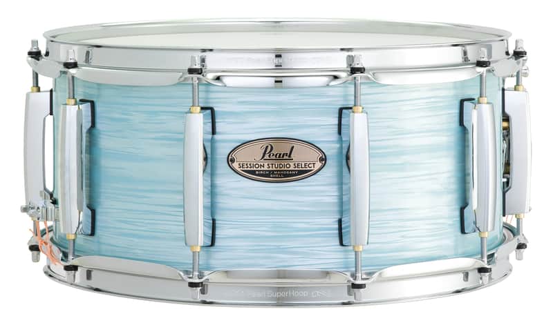 Pearl Session Studio Select 14"x6.5" Snare Drum ICE BLUE OYSTER STS1465S/C414 image 1