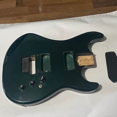 1983 Kramer USA Pacer Imperial C Series Plate Emerald Green Stain Guitar Body Floyd Ready image 1