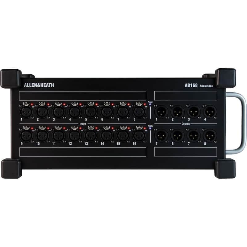 Allen & Heath AB168 Portable AudioRack 16 x 8 Audio Interface Stage Box for GLD and Qu Digital Mixing Systems (B-Stock) image 1