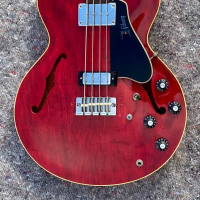 Gibson EB-2D 1968 - Cherry Red image 2
