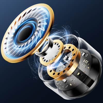 Mini Bluetooth Speaker with TWS Stereo Pairing, Enhanced Bass, LED Lights & Rechargeable Battery, Compact Wireless Speaker image 3