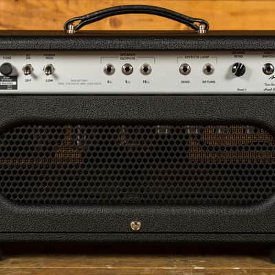 Two-Rock Bloomfield Drive 100/50 Watt Head with Silver Knob Black image 3