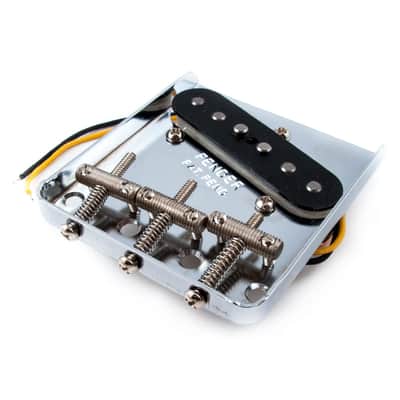 Fender 62 Tele Custom Bridge Assembly with Pickup Threaded Saddles 0056069049