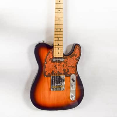 Fender American Professional Telecaster - Custom Leather Pickguard - 2-Color Sunburst image 9