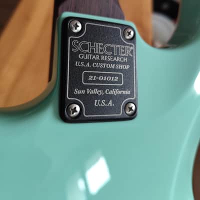 Schecter Nick Johnston USA custom shop HSS 2021 image 10