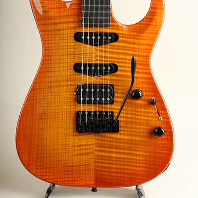 Marchione Carve Top Figured Maple S-S-H / Amber Burst 2018 image 1