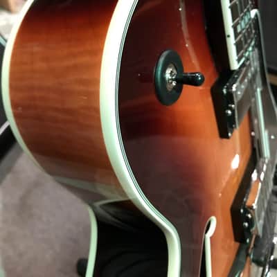 Guitarra de caja Fujigen FGN Masterfield Jazz HH Jazz Burst image 11