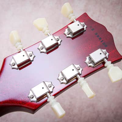 GIBSON USA Custom Shop Special Order M2M SG Custom "Cranberry + Ebony" (2024) image 13
