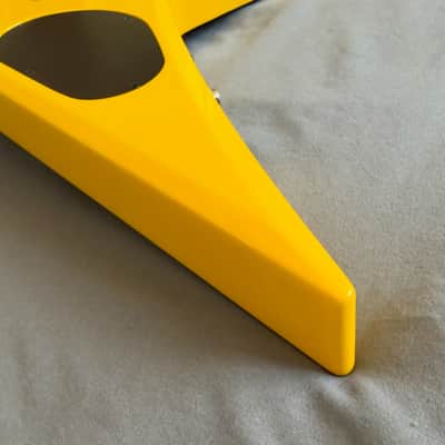 Kiesel Ultra V7 7-String Special Edition #001 McLaren Yellow – Factory Documented - Modern Flying V style image 20