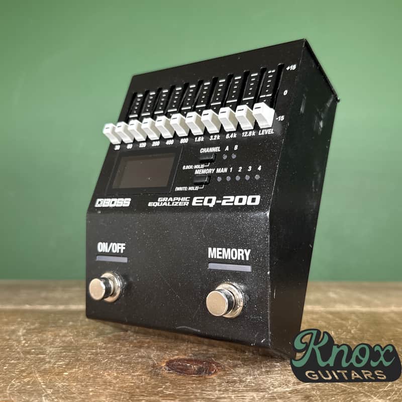 Boss EQ-200 Equalizer 2019 - Present - Black image 1