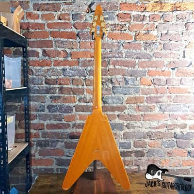 Epiphone Joe Bonamassa Signature '58 Amos Arthur Korina Flying V w/ OHSC (2017 - Natural Korina) image 9