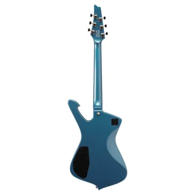Used Ibanez IC420ABM Iceman Electric Guitar w/Bag - Antique Blue Metallic image 8