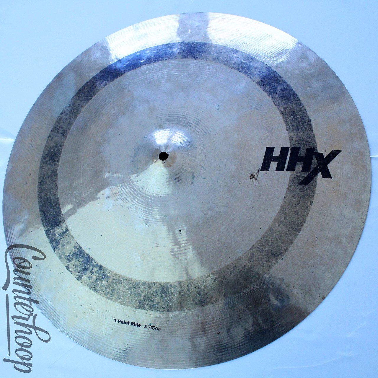 Sabian 21" HHX 3-Point Ride Cymbal Jack De Johnette B20 2587g Hand Hammered HH* — main photograph
