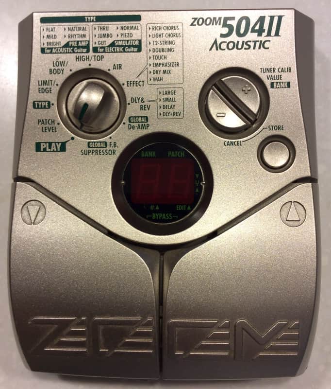 Zoom 504 II Acoustic Multi-Effects Pedal image 1