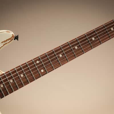 Charvel Pro Mod Relic San Dimas HH Floyd Weathered White image 4