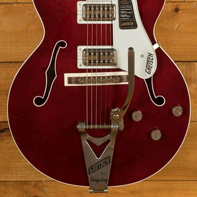 Gretsch Tennessean Hollow Body with String-Thru Bigsby and Nickel Hardware Deep Cherry image 10