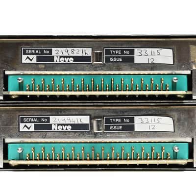 NEVE 33115 Mic Preamp/3-Band EQ Pair + Rack image 7