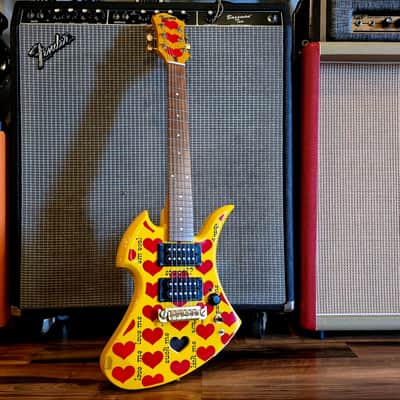 2006 Fernandes Burny YH-JR - Hide Signature Model - Yellow Heart