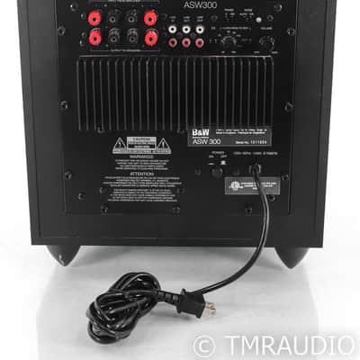 B&W ASW 300 8" Powered Subwoofer; Black image 6