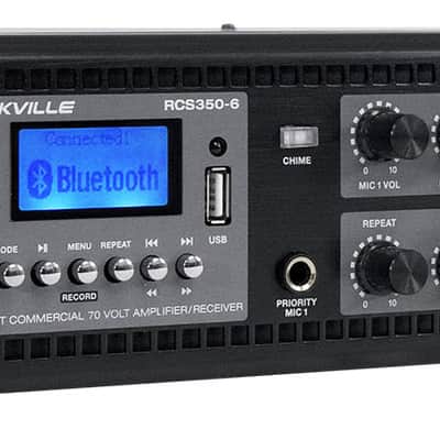 Rockville RCS350-6 350 Watt 6 Zone 70v Commercial/Restaurant Amplifier/Bluetooth image 10