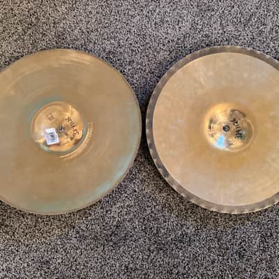 Zildjian 14" A Custom Mastersound Hi-Hat Cymbals (Pair) 1999 - Present - Brilliant image 2