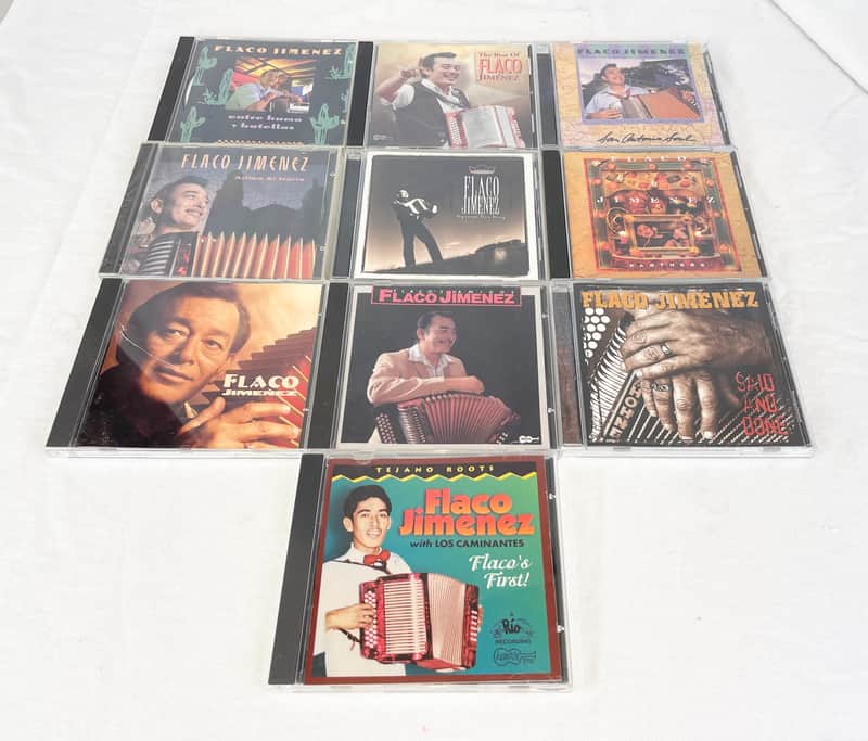 Lot of 10 Used CD Flaco Jimenez Pack - Squeeze Box King, Arriba El Norte, Said And Done, Partners image 1