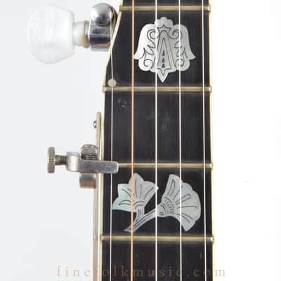 1980s Iida Mastertone Bluegrass Banjo Vega Style image 12
