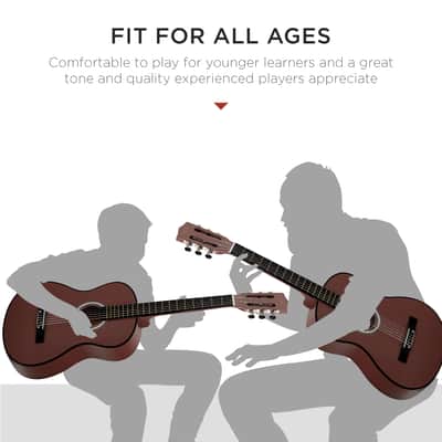 Best Choice Products Beginner Acoustic Guitar Set w/ Case, Strap, Strings - 38in-Pink image 18