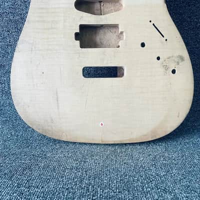 Flame Top Alder SSH DIY Project Guitar Body image 3