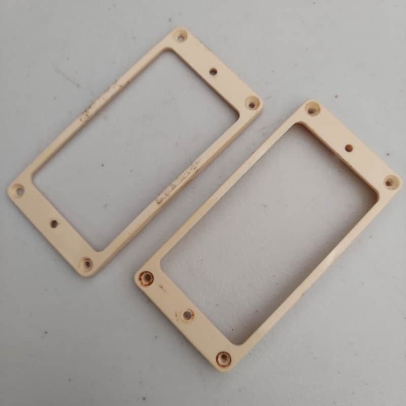 1990's Gibson Les Paul Reissue M-69 Pickup Rings (K-237) image 1